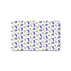 Dinosaurs Pattern Magnet (name Card) by ValentinaDesign