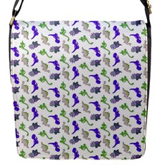 Dinosaurs Pattern Flap Messenger Bag (s) by ValentinaDesign