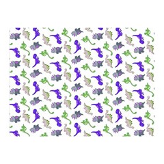 Dinosaurs Pattern Double Sided Flano Blanket (mini)  by ValentinaDesign