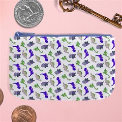 Dinosaurs Pattern Large Coin Purse by ValentinaDesign