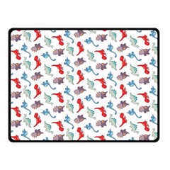 Dinosaurs Pattern Fleece Blanket (small) by ValentinaDesign