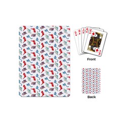 Dinosaurs Pattern Playing Cards (mini)  by ValentinaDesign