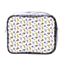 Dinosaurs Pattern Mini Toiletries Bags by ValentinaDesign