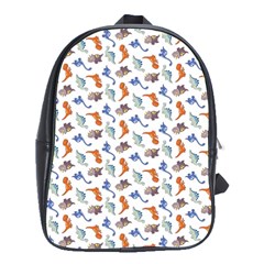 Dinosaurs Pattern School Bags(large)  by ValentinaDesign