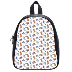 Dinosaurs Pattern School Bags (small)  by ValentinaDesign