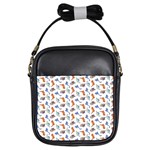 Dinosaurs pattern Girls Sling Bags Front