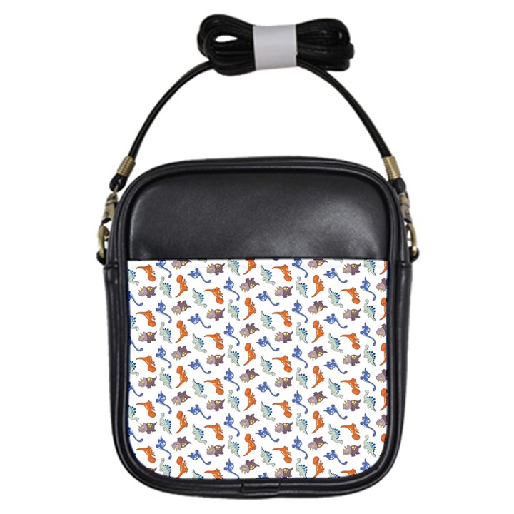 Dinosaurs pattern Girls Sling Bags