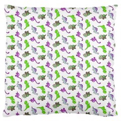 Dinosaurs Pattern Large Cushion Case (one Side) by ValentinaDesign