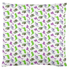 Dinosaurs Pattern Standard Flano Cushion Case (two Sides) by ValentinaDesign