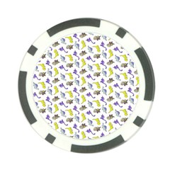 Dinosaurs Pattern Poker Chip Card Guard by ValentinaDesign