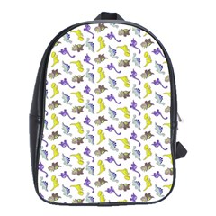 Dinosaurs Pattern School Bags(large)  by ValentinaDesign