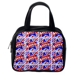 Happy 4th Of July Theme Pattern Classic Handbags (one Side) by dflcprints