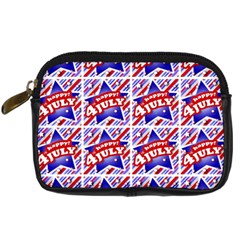 Happy 4th Of July Theme Pattern Digital Camera Cases by dflcprints