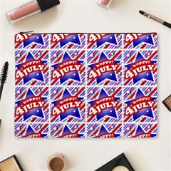 Happy 4th Of July Theme Pattern Cosmetic Bag (xl) by dflcprints