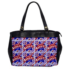 Happy 4th Of July Theme Pattern Office Handbags by dflcprints