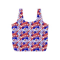 Happy 4th Of July Theme Pattern Full Print Recycle Bags (s)  by dflcprints