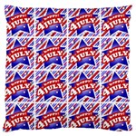 Happy 4th Of July Theme Pattern Standard Flano Cushion Case (Two Sides) Front