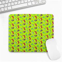 Dinosaurs Pattern Large Mousepads by ValentinaDesign