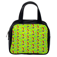 Dinosaurs Pattern Classic Handbags (one Side) by ValentinaDesign