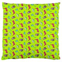 Dinosaurs Pattern Large Cushion Case (one Side) by ValentinaDesign