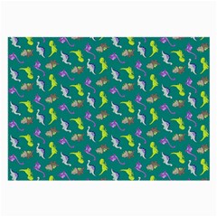 Dinosaurs Pattern Large Glasses Cloth (2-side) by ValentinaDesign