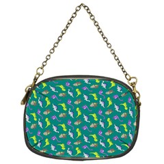 Dinosaurs Pattern Chain Purses (one Side)  by ValentinaDesign