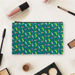 Dinosaurs Pattern Cosmetic Bag (medium)  by ValentinaDesign