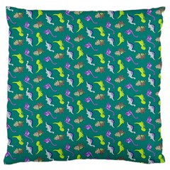 Dinosaurs Pattern Standard Flano Cushion Case (one Side) by ValentinaDesign