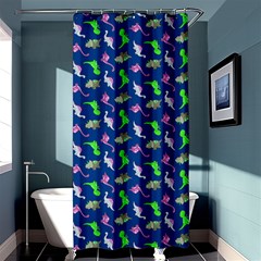 Dinosaurs Pattern Shower Curtain 36  X 72  (stall)  by ValentinaDesign