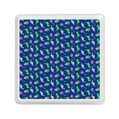 Dinosaurs Pattern Memory Card Reader (square)  by ValentinaDesign