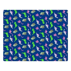 Dinosaurs Pattern Double Sided Flano Blanket (large)  by ValentinaDesign