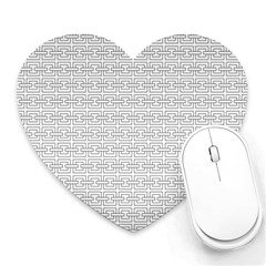 Pattern Heart Mousepads by ValentinaDesign