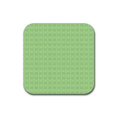 Pattern Rubber Coaster (square)  by ValentinaDesign