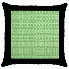 Pattern Throw Pillow Case (black) by ValentinaDesign