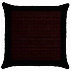 Pattern Throw Pillow Case (black) by ValentinaDesign