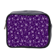 Floral Pattern Mini Toiletries Bag 2-side by ValentinaDesign