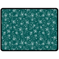 Floral Pattern Fleece Blanket (large)  by ValentinaDesign