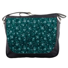 Floral Pattern Messenger Bags by ValentinaDesign