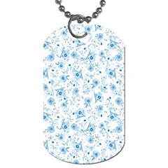 Floral Pattern Dog Tag (two Sides) by ValentinaDesign