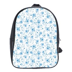 Floral Pattern School Bags(large)  by ValentinaDesign