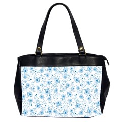 Floral Pattern Office Handbags (2 Sides)  by ValentinaDesign