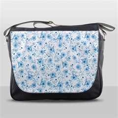 Floral Pattern Messenger Bags by ValentinaDesign