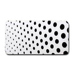 Polka Dot Black Circle Medium Bar Mats