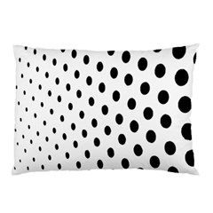 Polka Dot Black Circle Pillow Case by Mariart