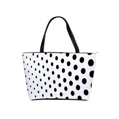 Polka Dot Black Circle Shoulder Handbags by Mariart