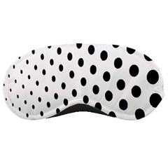 Polka Dot Black Circle Sleeping Masks by Mariart