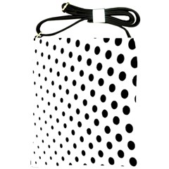 Polka Dot Black Circle Shoulder Sling Bags