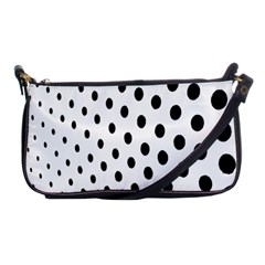 Polka Dot Black Circle Shoulder Clutch Bags by Mariart