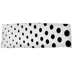 Polka Dot Black Circle Body Pillow Case (dakimakura) by Mariart