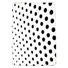 Polka Dot Black Circle Flap Covers (l)  by Mariart